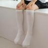 New Kids Cotton Breathable Stockings Candy Color Children Middle Tube Knee High Socks Girls Students Socks Free Size 30cm