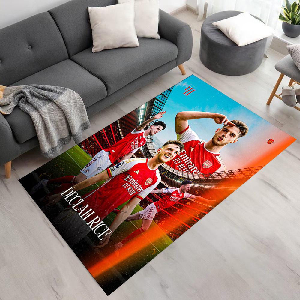 Arsenal Football Player Carpet Perfect for Balcony Entryway Foyer Hallway Anti-slip Rug Anime Office Decor Spiritual Gift