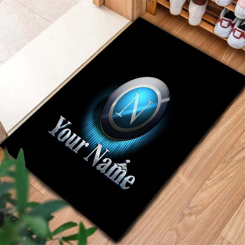 SSC Napoli Custom Name Carpet Rug for Living Room Bedroom Home Sofa Decoration,Kids play Non-slip Floor Mat
