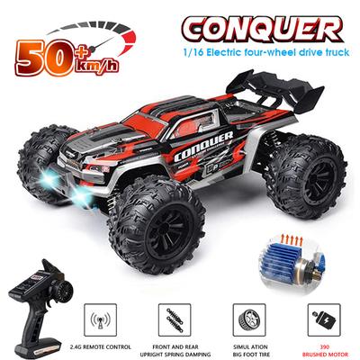 Новый автомобиль 4x4 с дистанционным управлением, 50 км/ч, со светодиодными фонарями, внедорожный 4x4, высокоскоростной дрифтовый монстр-трак, бесщеточный гоночный автомобиль для детей и взрослых, игрушки в подарок