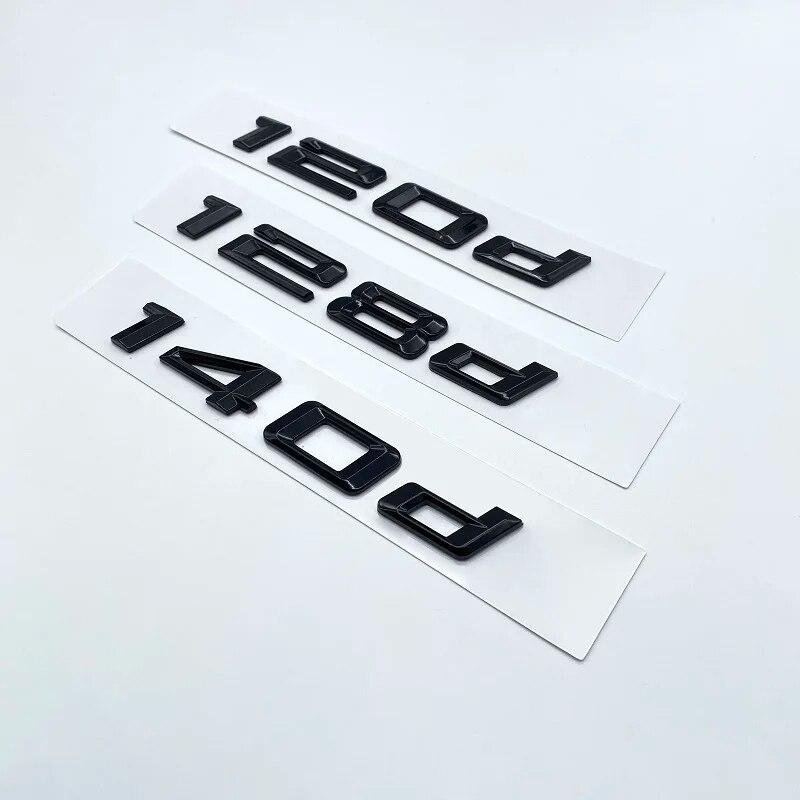 Старые цифры, буквы 116d, 118d, 120d, 125d, 128d, 130d, 135d, 140d, M, верхняя эмблема ABS для BMW 1 серии, табличка на багажник автомобиля, наклейка с логотипом