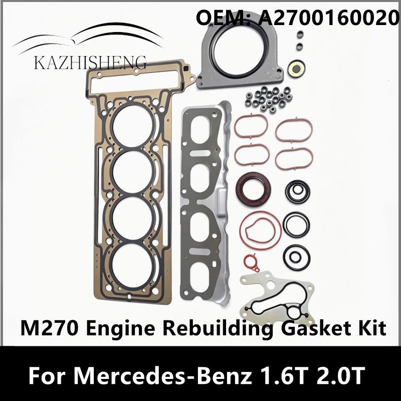 A2700160020 M270 Engine Rebuilding Gasket Kit For Mercedes-Benz 1.6T 2.0T 2700160020