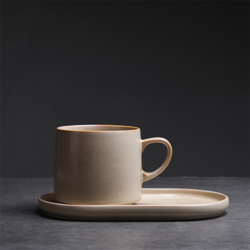 Керамическая чашка для завтрака, высококачественная пара, чашка для воды, грубая керамическая чашка для кофе, ретро-креативная чашка