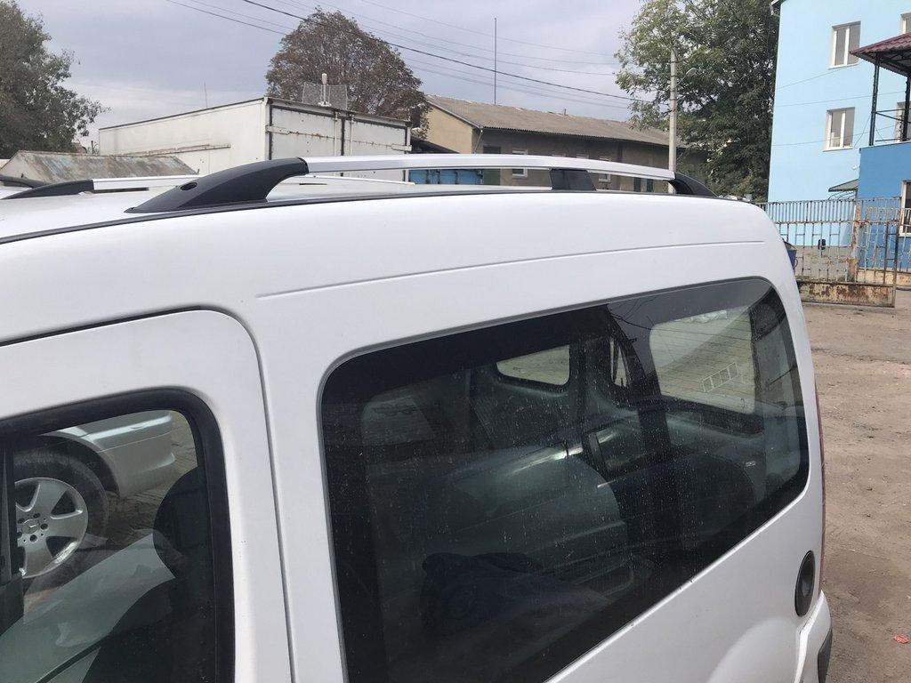 Рейлинги Хром Макси база, Пластиковые ножки для Renault Kangoo 1998-2008 гг