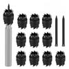 13pcs Spot Weld Cutter Set 3/8 Inch Double Sided Rotary Spot Weld Remover Drill Bit for Power Drill Spot Welding