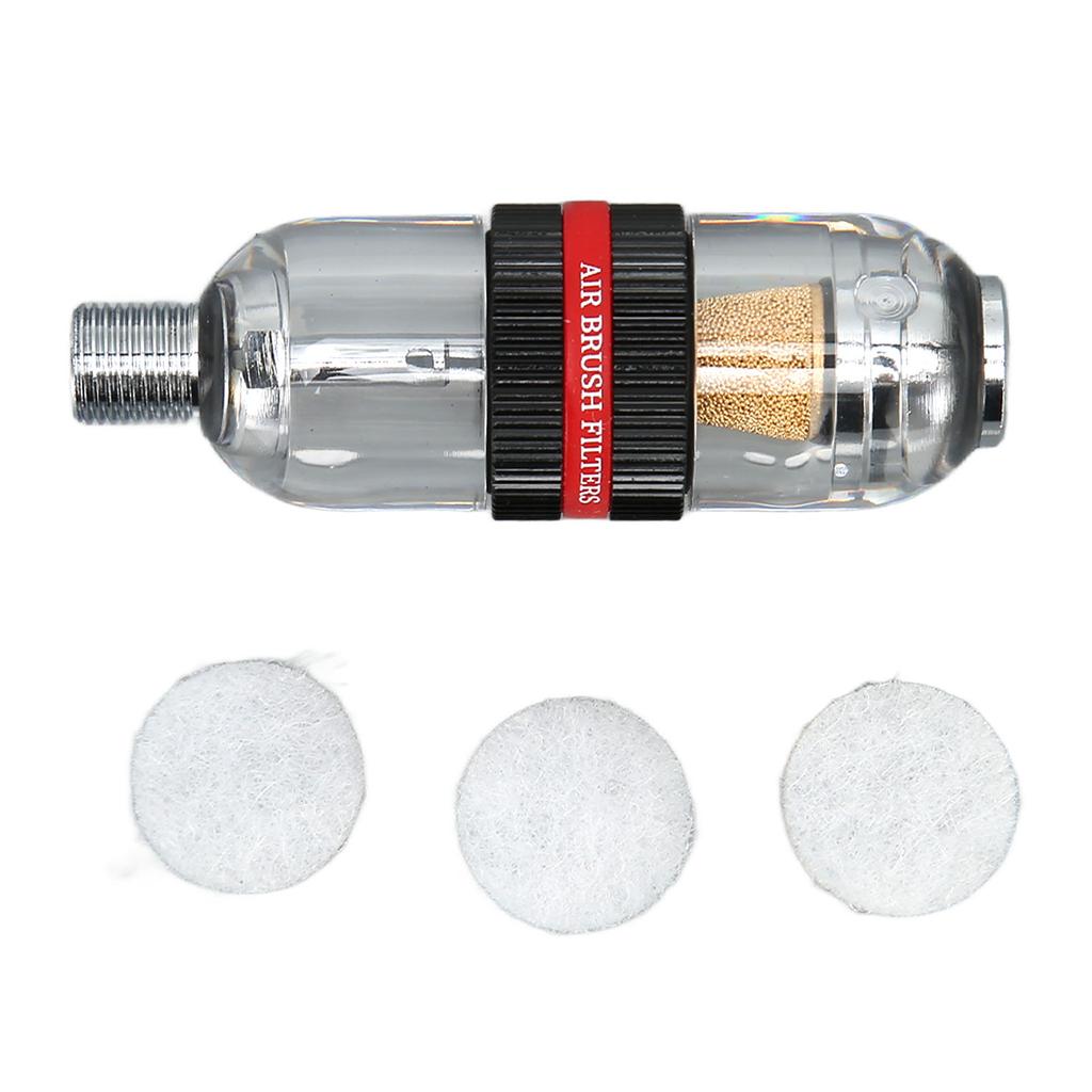 Water Oil Separator with 3 Filter Cotton sy to Install  brush Filter Replacement for Spray