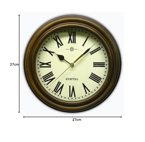 Santell Ретро радиоуправляемые часы, сделанные в Японии (Римские буквы) Античный коричневый DQL729R-AN