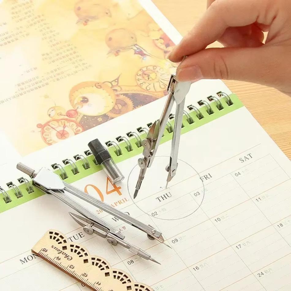 1 шт. Дизайн инженерных и технических чертежных инструментов для металлического набора циркулей, инструменты для механического черчения для экзаменов