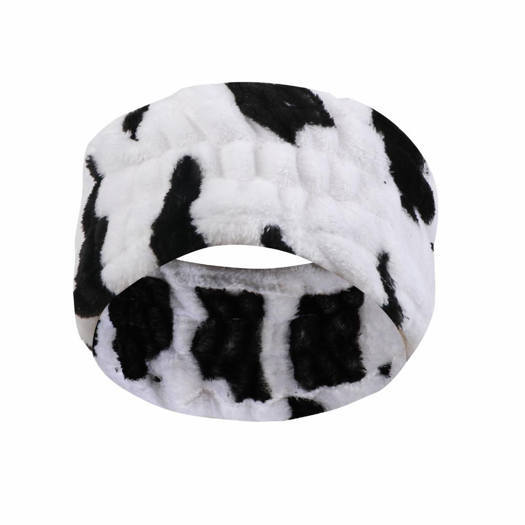 Z cross-border новая широкая повязка на голову из кораллового флиса, повязка на голову, простая плюшевая повязка на голову, однотонная широкая повязка на голову для мытья лица и аксессуары для волос.