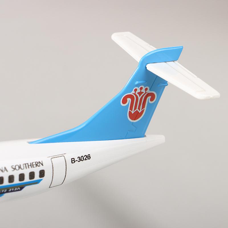 20 см 1:Металлические литые самолеты масштаба 200 Southern Airlines Atr Airlines с шасси Модель самолета Сплав Самолет Модель самолета