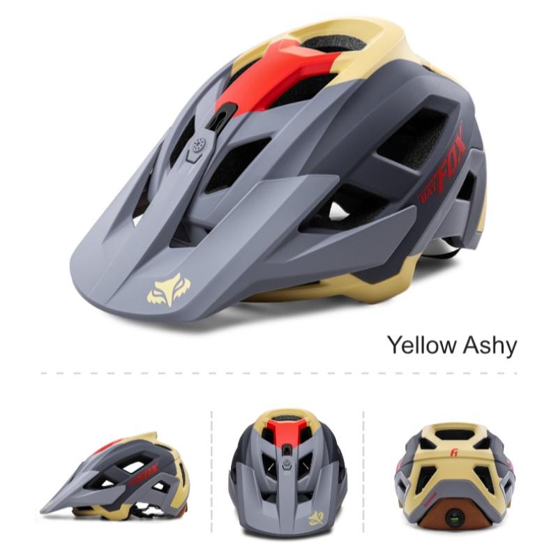 BATFOX Mountain Bike Helmet for Men Women Adult Youth,MTB Bicycle Bike Helmet cascos para bicicletas with Visor casco bicicleta