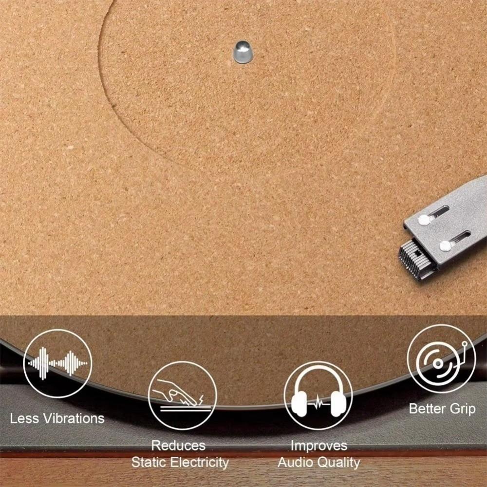 12inch Turntable Platter Mat Anti Slip Turntable Slipmat Pad Vinyl Record Pad For LP Vinyl Record