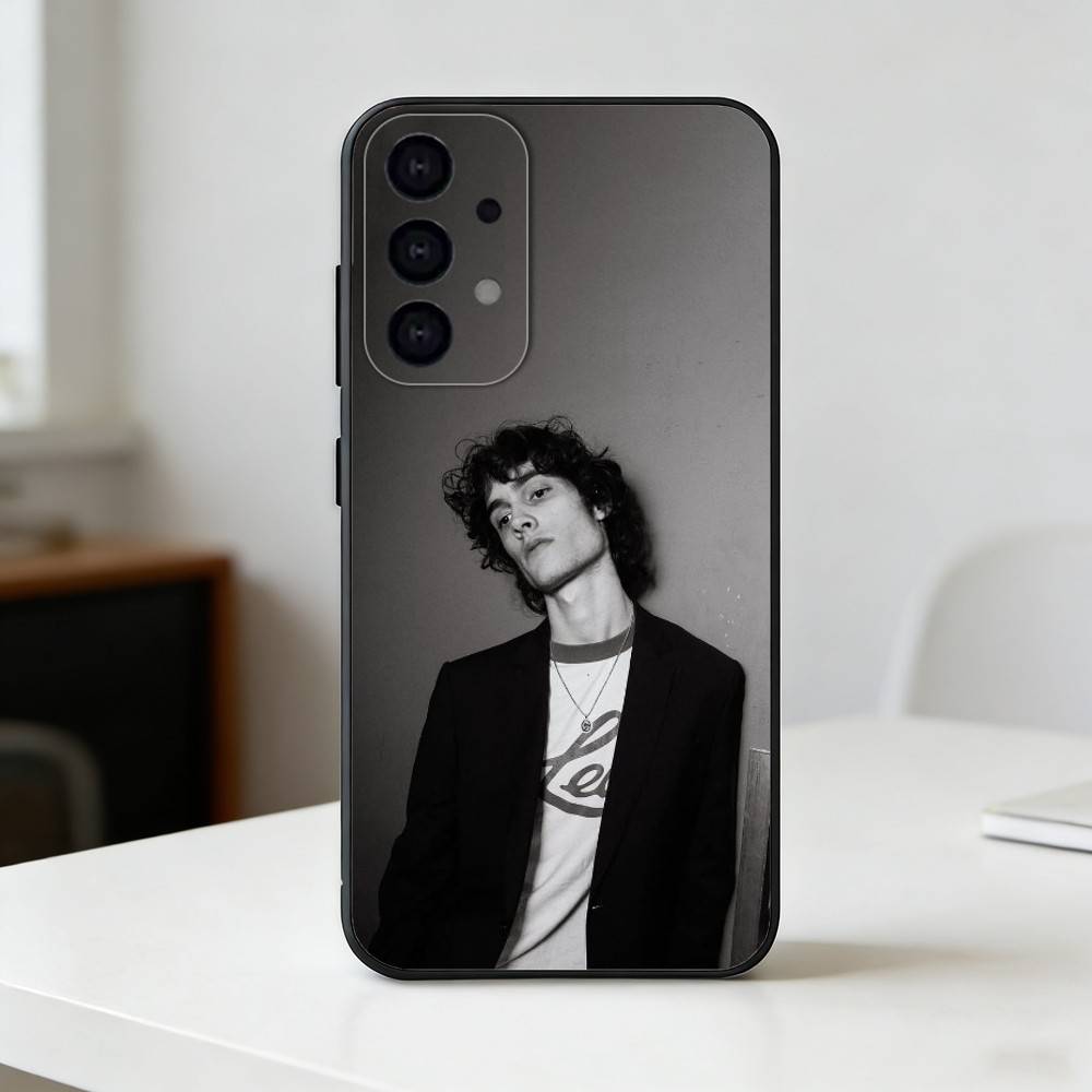 S-sombr     Чехол для телефона Samsung S25,24,23,22,30,21,10,9,Ultra,Plus,Lite Мягкий Черный Чехол