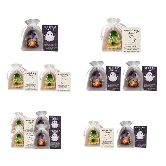 Pocket Ghost Card Pocket Hug Ghost with Encouragement Card Emotional Support Ghost Keepsake Pocket Hug Token Inspirational Gift for Friends