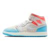 Jordan Air Jordan 1 Support Mid top Vintage Basketball Shoes Women's White Blue IM7420-133