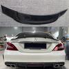 Для Mercedes CLS Class W218 C218 CLS63 AMG 2012-2017 Углепластиковый задний спойлер-крыло стиля R, накладка на крышку багажника, спойлер для стайлинга автомобиля