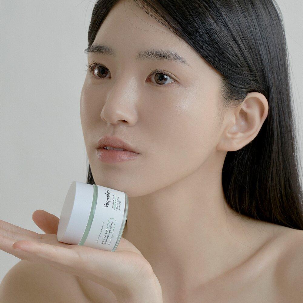 Veganifect Clean & Glow Green Sedum Увлажняющий крем 50 г