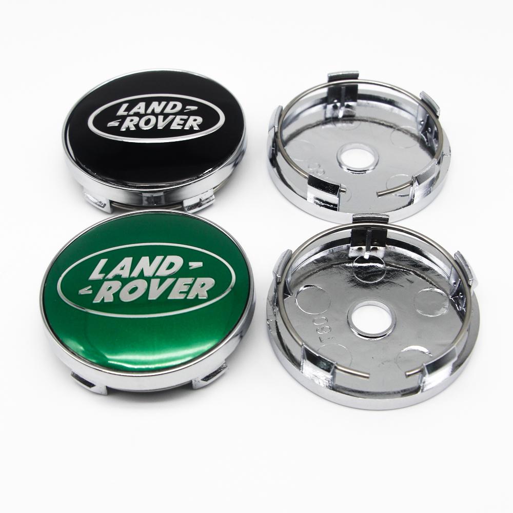4x 56mm 3D ABS Sticker 60mm Aluminum Base Car Wheel Center Hub Cap For Land Rover Range Rover Sport L322 L405 SVR Accessories BQ3