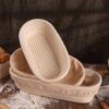 Home Fermentation Wicker Handmade Dougn Bread Woven Rattan Proofing Baskets Oval Banneton Brotform