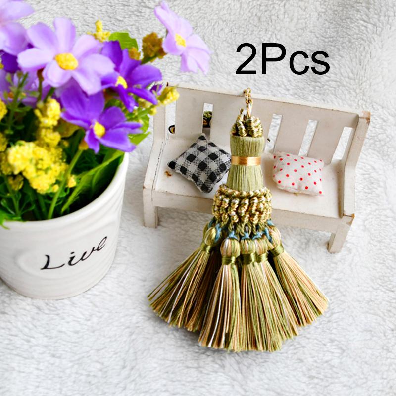 2 шт. украшения для одежды многофункциональные аксессуары для штор изящная окантовка края своими руками украшение шелковая кисточка пряжка для ключей
