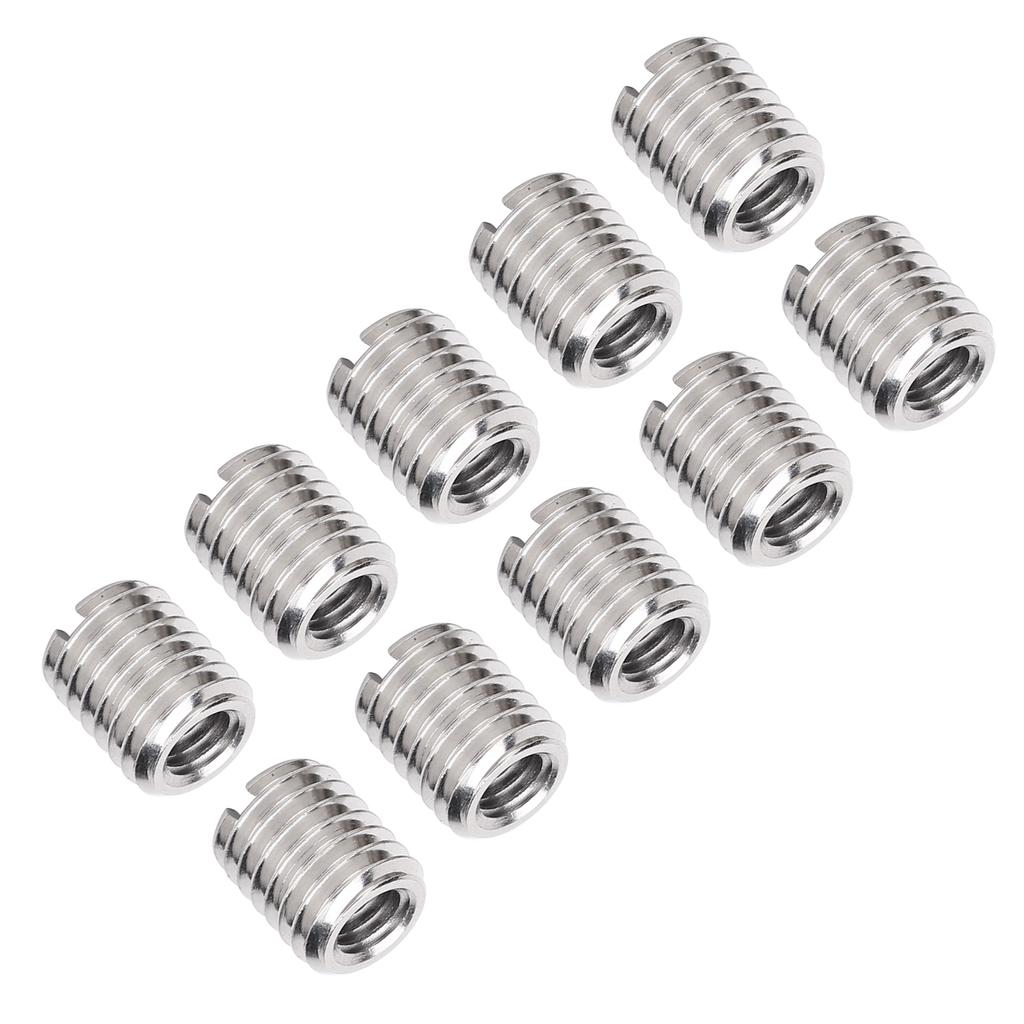 10 шт., вставная гайка, уменьшающая ремонт, инструмент для удлинения внутренней резьбы M6x1,0 и наружной резьбы M10x1,5