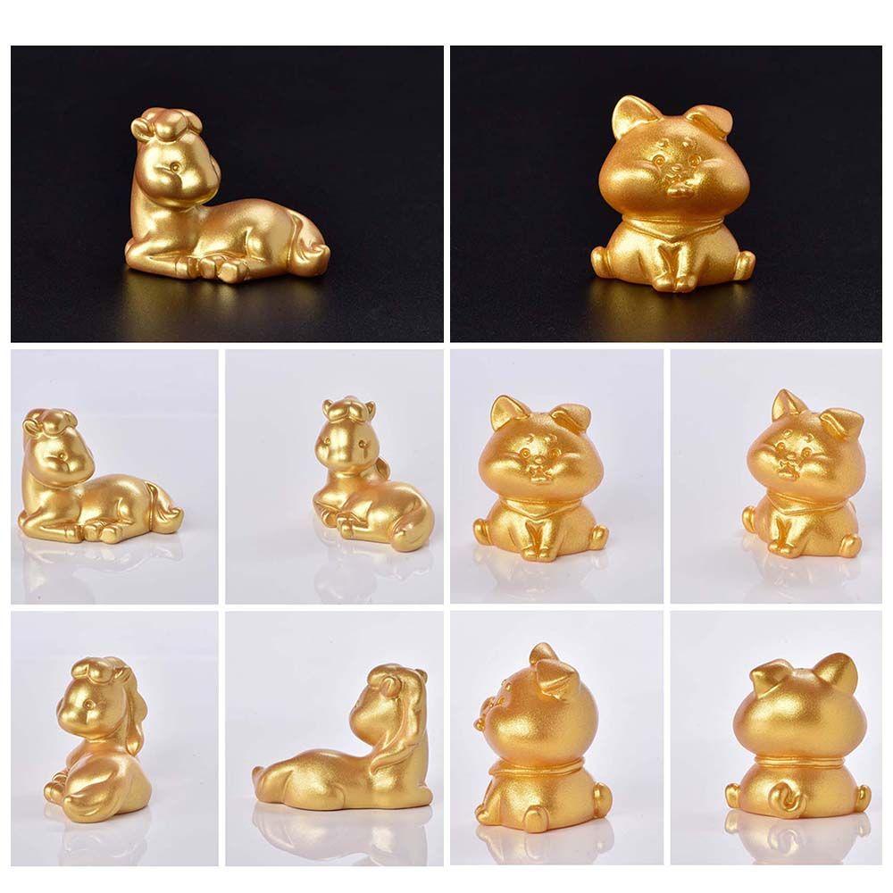 DIY Home Decoration Fairy Garden Cow Figurines Micro Landscape Miniature Taurus Animal Model