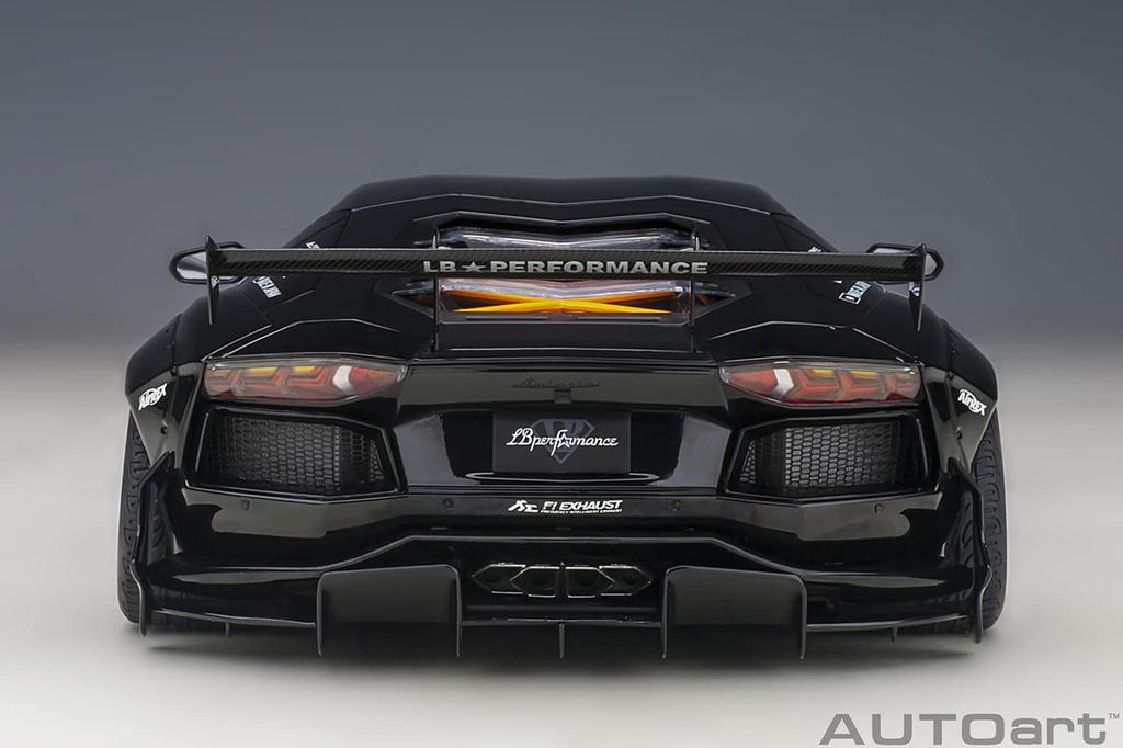 AUTOart Liberty Walk Lamborghini Aventador Limited Edition Black Black Bonnet Готовый продукт 79244 1/18 LB-WORKS LBWK/Carbon