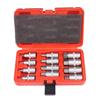 12x Hex Bit Socket Set Screwdriver Bit Allen Key Socket Set 1/2" Converters for Car Repair Torque Wrench Ratchet Wrench