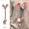 Long Neck Evil Sausage Dog & Chihuahua Plush Keychain Pendant Cute Stuffed Animal Doll for Machine Gift