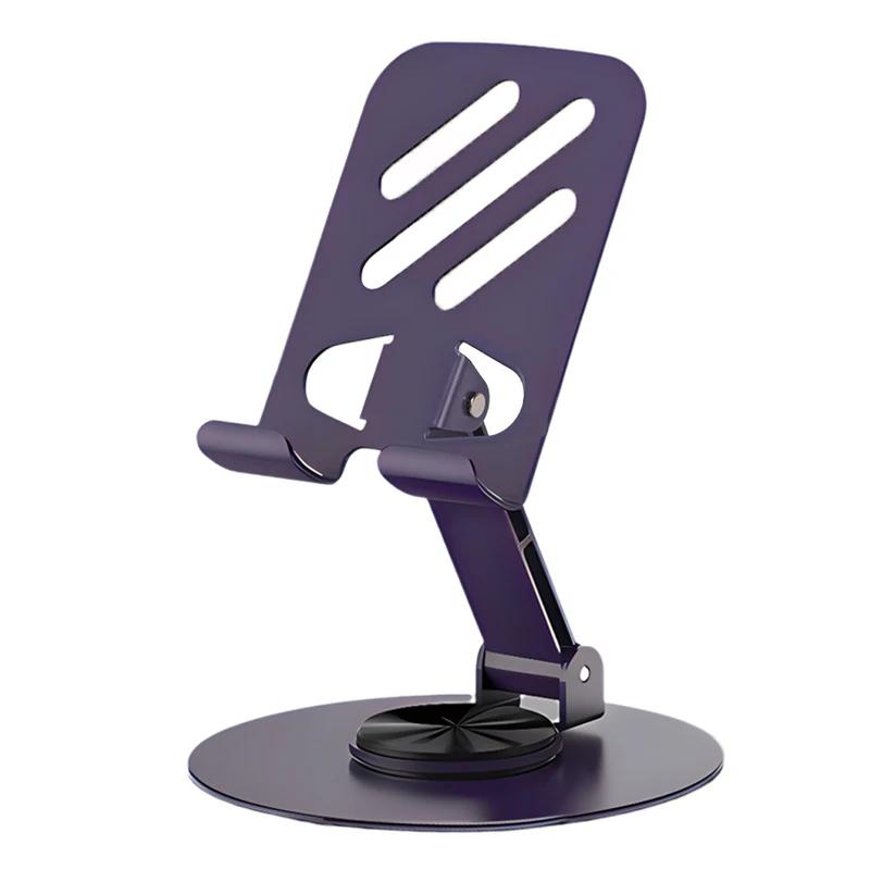 360 металлический стол держатель мобильного телефона подставка складной настольный кронштейн крепление для iPhone iPad Samsung Galaxy планшет Oppo Honor Redmi Note 13 12 11 Pro