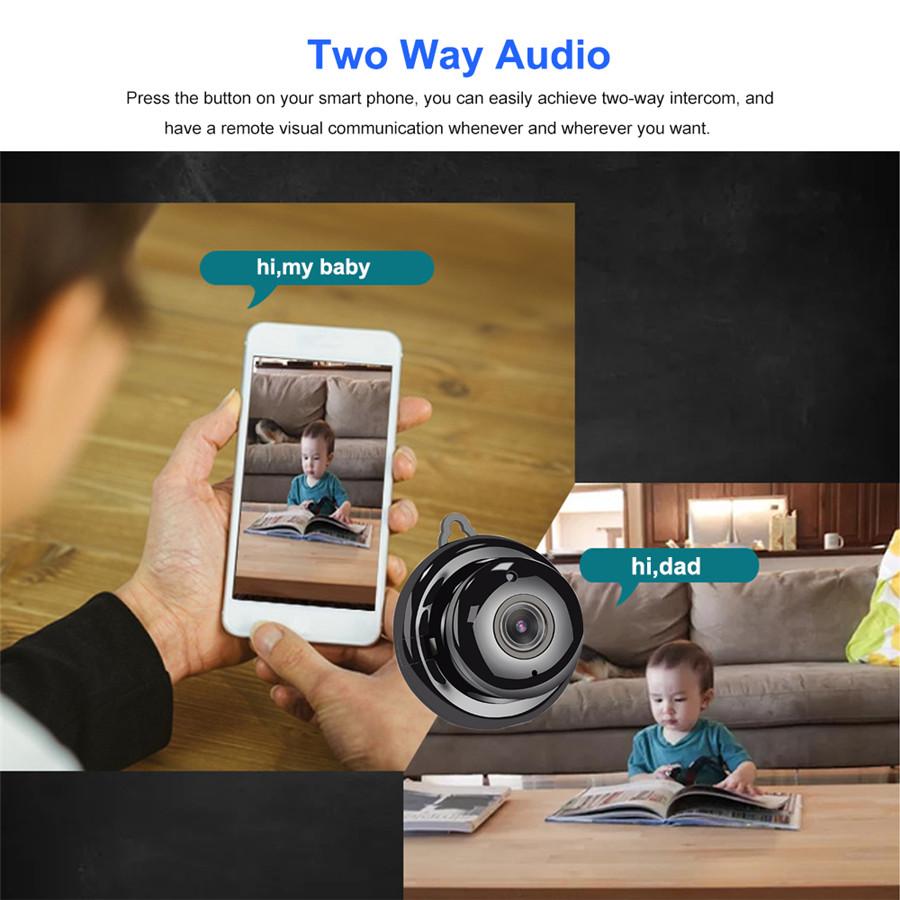 Беспроводная Wi-Fi камера 1080p, внутренняя и наружная HD-камера, домашняя безопасность, ИК-защита от кражи