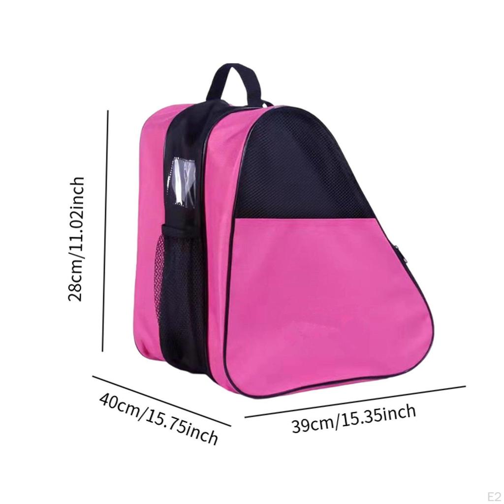 Сумка для роликовых коньков с регулируемым плечевым ремнем, зимние виды спорта, большая вместимость для переноски