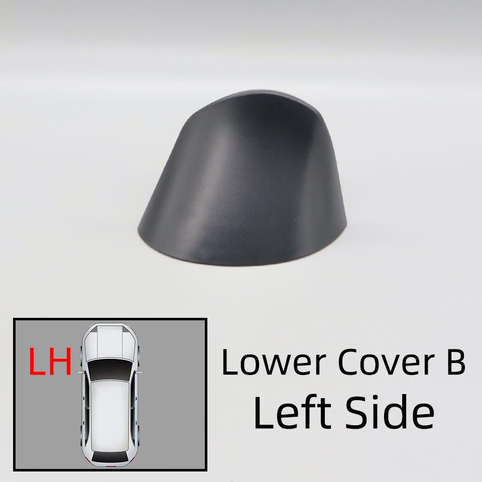 Car Rearview Mirro lens Mirror Lower Cover Cap Wing Side Mirror Lower Shell Housing For Mazda CX5 CX-5 2015 2016 Black Color