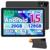 COOPERS CP31 Android 15 T606 20 ГБ ОЗУ Физически 14 ГБ 128 ГБ Хранилище 1 ТБ Widevine L1 Лицевой GSM Чехол в комплекте Планшет, 10,1 дюйма, 8-ядерный ЦП, 2,4/5 ГГц
