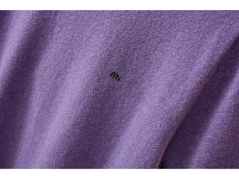 Высококачественный женский свитер из шерстяного трикотажа с круглым вырезом в стиле Miu и коротким рукавом для ранней осени