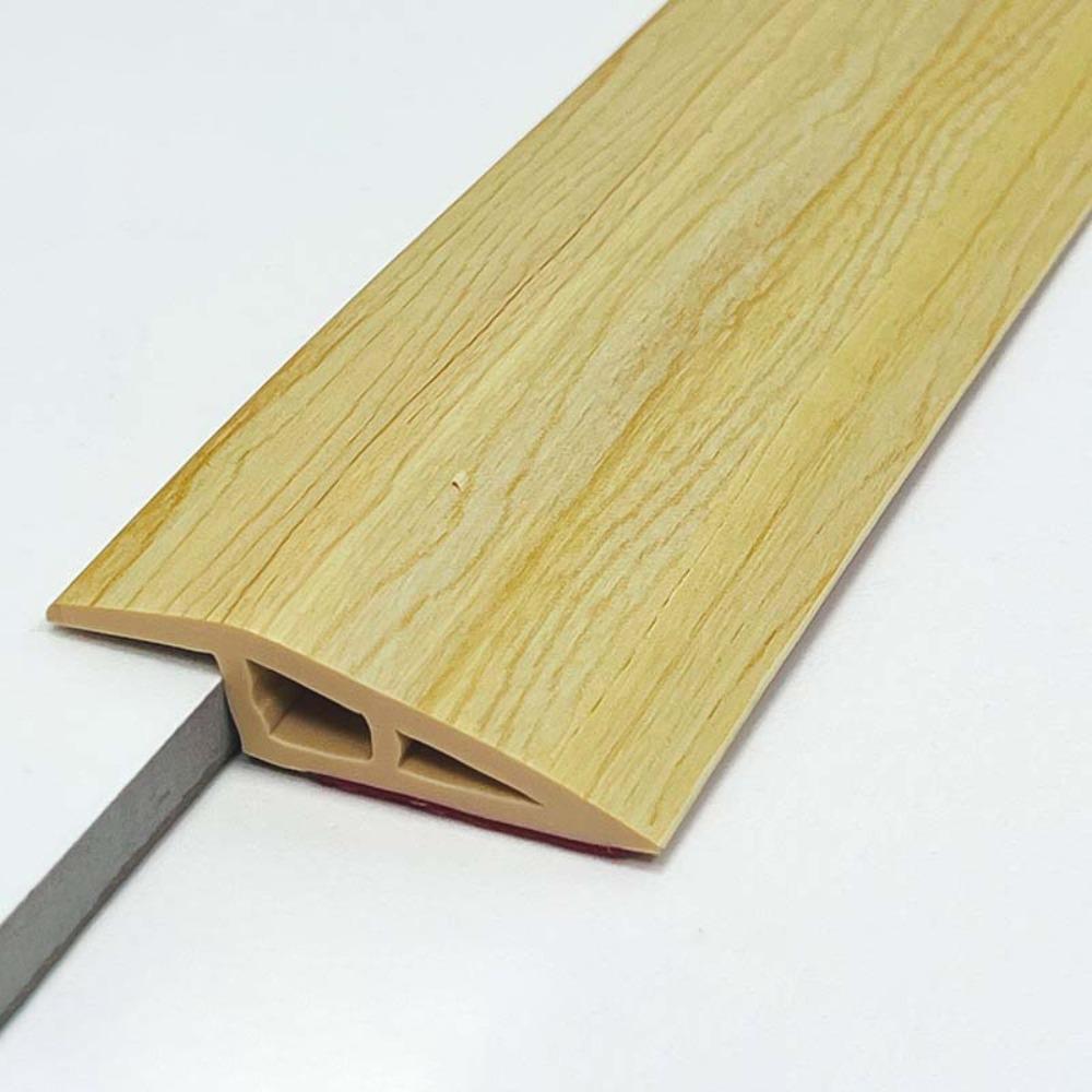 Durable Carpet to Tile Floor Transition Strip Wear-resistant Self Adhesive Edging Trim PVC 100cm Doorway Divider Strip Household