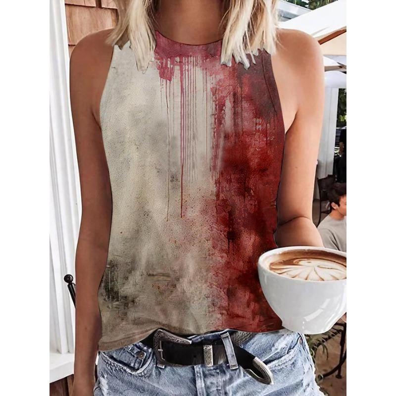 YYFS Женская мода повседневная весна-осень цветные блоки блузки и рубашки с длинным рукавом и круглым вырезом