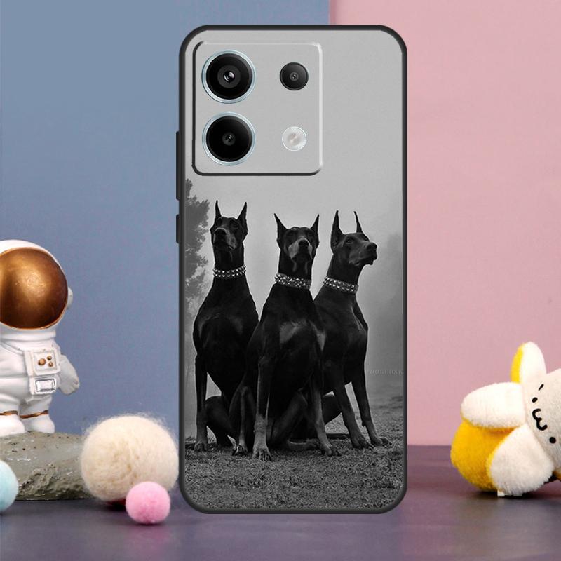 Dachshund Doberman Dog Case For Xiaomi Redmi Note 13 9 10 11 12 14 15 Pro Plus Redmi 15 15C 14C 10C 12C 13C Cover