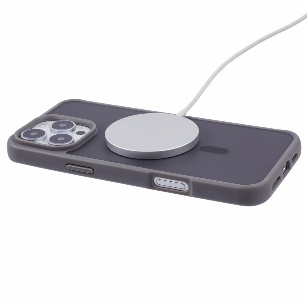 For iPhone 16 Pro Max Case Compatible with MagSafe Skin-Touch TPU+Acrylic Phone Cover