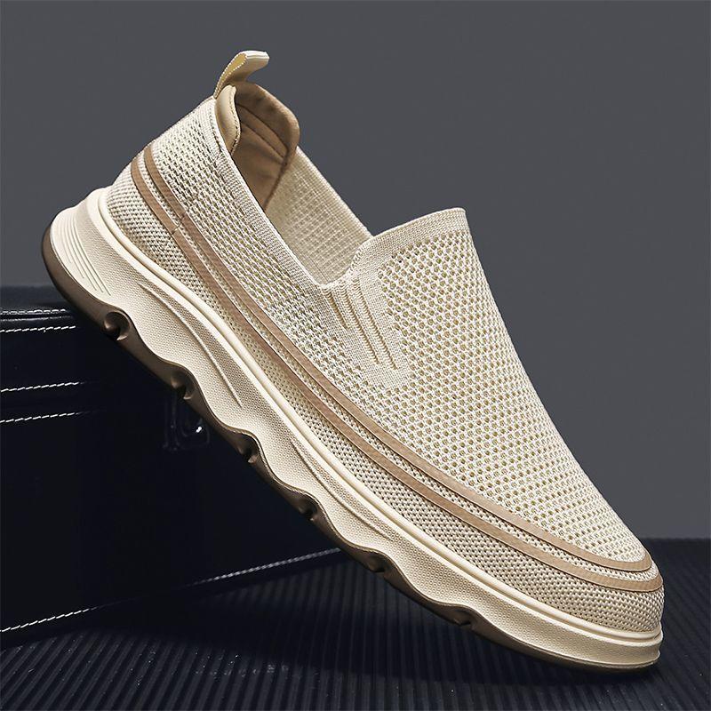 Breathable and Odor Proof Mesh Men's Shoes New Summer Breathable and Odor Proof Sports and Leisure Shoes Men's Thin Shoes, One Foot Mesh Shoes