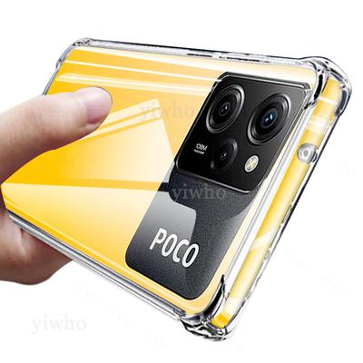 Роскошный прозрачный мягкий силиконовый чехол для Xiaomi Poco X5 Pro, ударопрочный прозрачный чехол для телефона Pocco Poko Poxo X5Pro, задняя крышка