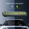 Aromatherapy Car Temporary Stop Parking Card Luminous Phone Number Display Plate