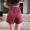 WTEMPO Summer Women's Suit Shorts High Waist Loose Fashion Shorts Wide Leg Shorts Casual Shorts Suit Shorts
