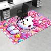 1 шт. Sanrio Hello Kitty Ковер для офиса с принтом русалки Прямоугольный коврик под стол, Идеальный декор для гостиной, спальни, кухни, Нескользящий пол