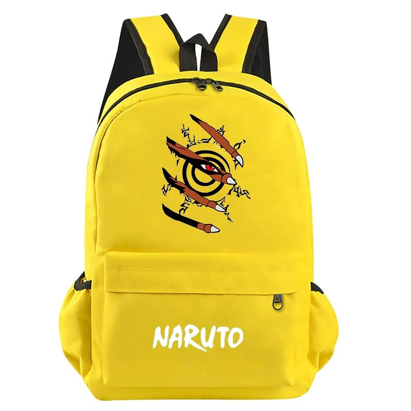 Anime Naruto Backpack for Boy Girl Back To School Bag Large Capacity Backpack Bookbag for Kid Gift Men Women Leisure Travel Bag
