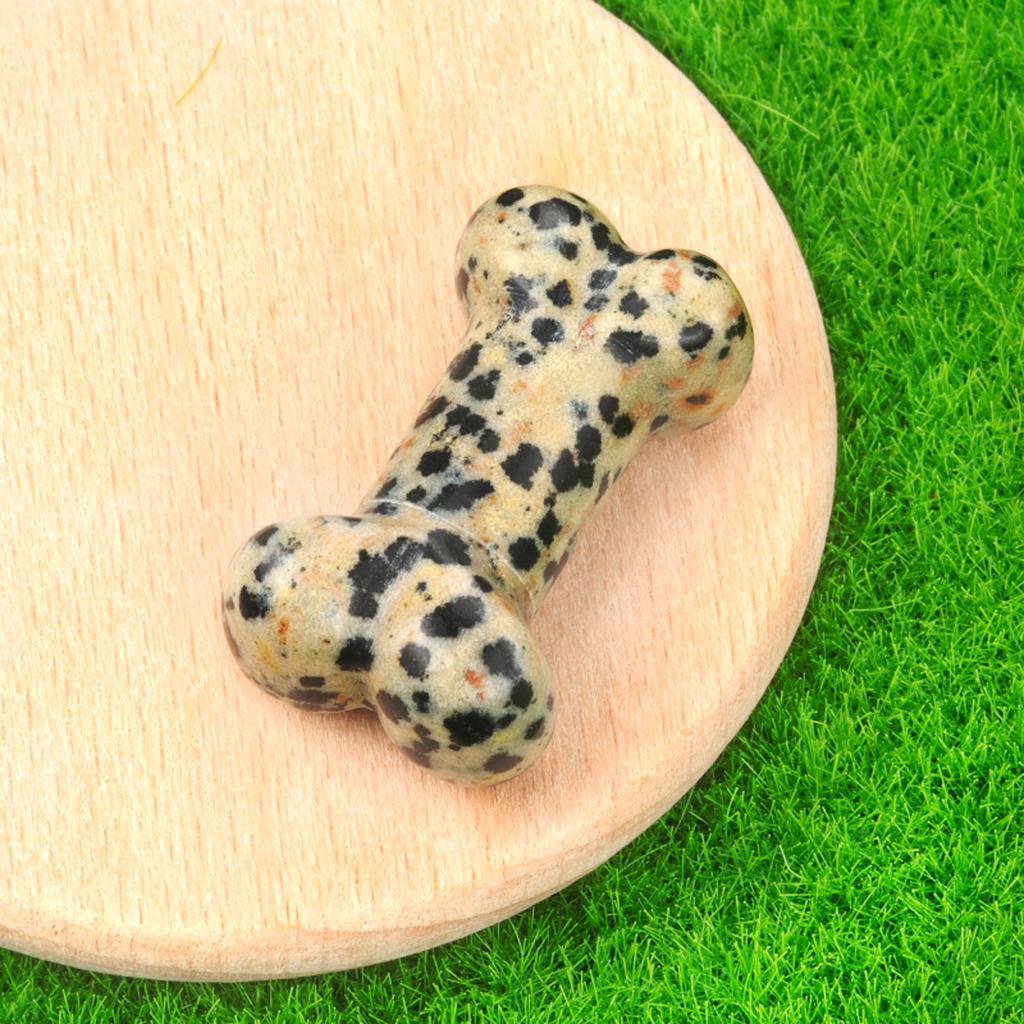 1 шт. мини-духовный исцеляющий хрустальный орнамент, украшение в форме кости, натуральный камень, драгоценный камень для украшения питомника или домашнего интерьера, ювелирные изделия 34x20 мм