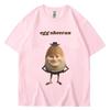 Funny Egg Ed Sheeran Meme Picture Tshirt Breathable Casual Short Sleeve Men's Women's Tshirt Super Street Headwear Gift