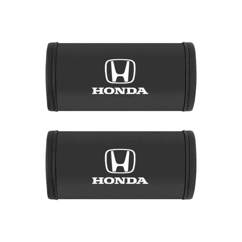 wsdh6 2Pcs Car Roof Handle Cover Armrest Covering Interior Accessories For Honda N-BOX N-ONE Fit Jazz Civic City Accord Vezel HRV CRV