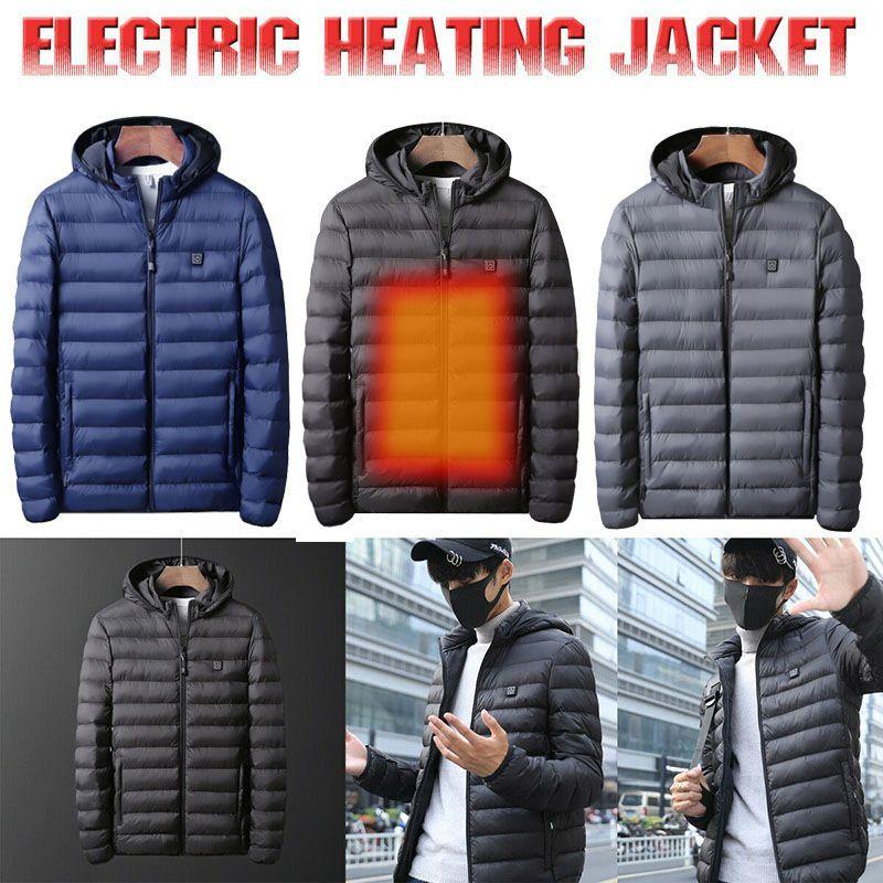 Usb Electric Heated Coat Jacket For Men With Soft And Comfortable Thermal Warmth