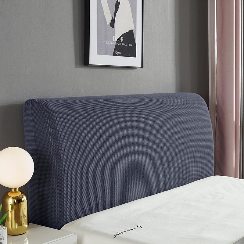 Elastische Bed Hoofd Covers Polar Fleece Terug Bescherming Stof Voor Home Hotel Banket Lange Terug Stoel Cover